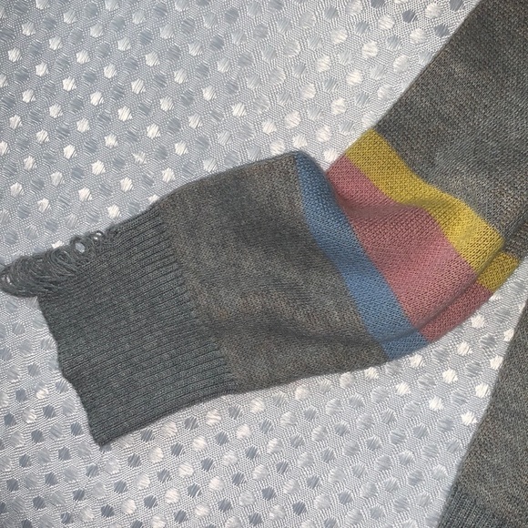 Rare Distressed Kendall Lane Sweater Pop Lighting - Picture 3 of 12